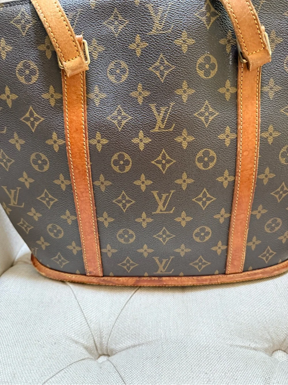 Louis Vuitton Vintage Monogram Babylone Tote Shoulder Bag